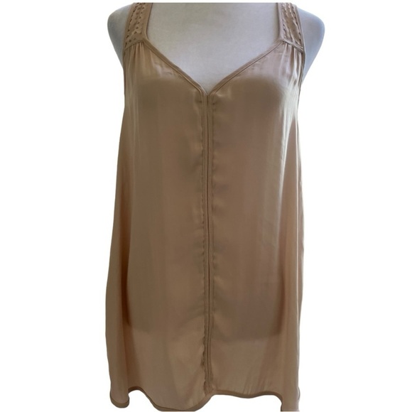 Tarte V-Neck Sleeveless Loose Tank in Blush Size Medium - Picture 2 of 8